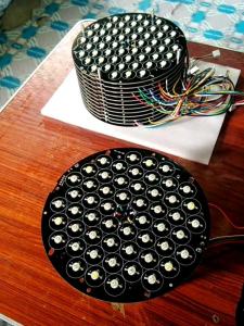 RGBW 54×3w Par led aluminum pcb plate for old model bead type