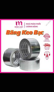 Băng keo bạc. Băng dính nhôm cao cấp chịu nhiệt 5cm x26m chống nước bảo ôn hỗ trợ che vết cắt liền da cây cảnh