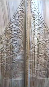 QITA Q-0005 Pintu Gebyok Ukir Jepara Jati Premium (MINIMALIS STYLE)