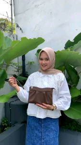 Zania pouch dompet wanita anti air pouch wanita chocoly waterproof by maciku