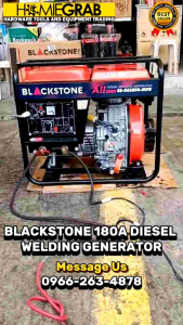 BLACKSTONE Diesel Welding Generator 180A - ELECTRIC START‼️BS-DE6800-MEW‼️