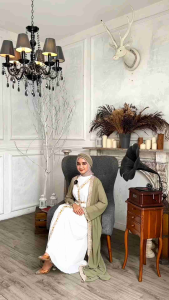 gamis kaftan 5in1 set premium by riska