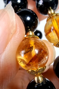 Natural Citrine Black Tourmaline Bracelet Customize Bracelet
