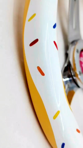 Elevo Ballfix Donut Vanilla Car Steering Wheel 13 Inches Made in Thailand