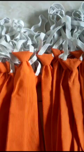DASI ANAK TK WARNA ORANGE SABLON untuk PUTRA PUTRI