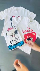 Baju Atasan Anak Perempuan Lengan Pendek Usia 1-8 Tahun Bahan 100% Katun Combed 24s Tebal dan Nyaman