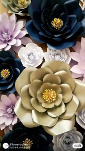 Paper Flower Set Wedding Party Anniversary Wall Backdrop Decoration