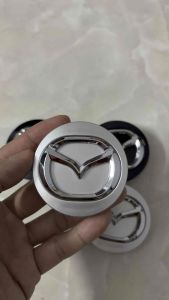 Logo chụp mâm lazang banh xe Mazda đường kính 57mm
