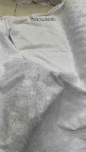 Kain katun bordir import garment
