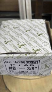 HARGA /DUS P+AB TAPPING SEKRUP KAYU 8x3/8 PANJANG 0952cm SEKRUP TAPING KEPALA BULAT