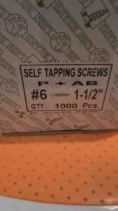 HARGA /DUS P+AB TAPPING SEKRUP KAYU 6x11/2 PJG 4cm SEKRUP TAPING KEPALA BULAT