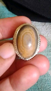 CINCIN BATU AKIK PUSER BUMI NATURAL