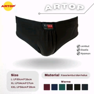 CD CELANA DALAM SEMPAK ARTOP COWOK PRIA LAKI-LAKI COWO KATUN MELAR ELASTIS ADEM LEMBUT HALUS MURAH PREMIUM