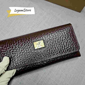 Dompet Wanita Kulit Sapi Import & Dompet Panjang Pouch 3 Lipat
