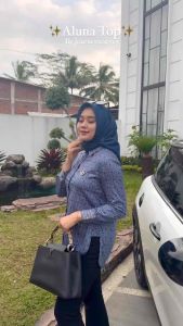 KEMEJA JOURNEY ALUNA TOP bahan katun