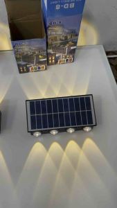 Solar Wall Light Up and Down Strong Brightness Outdoor Waterproof Landscape for Garden Porch Balcony Villa Decoration