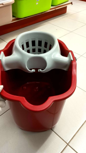 Baldi Mop/ Tong Mop Plastik/ Plastic Mop Bucket With Wheel 17.5Liter | Mop Pail With Wheels | Mopping Pail With Wheels
