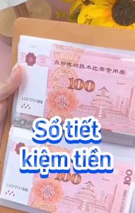 Sổ thử thách tiết kiệm tiền sổ đựng tiền sưu tầm sổ tiết kiệm sổ để giành tiền