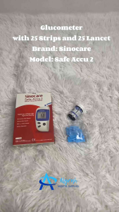 Sinocare Safe-Accu 2 Glucometer Complete Set
