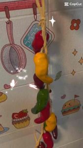 พวงพริกจําลอง #พริกปลอม (ราคาต่อ1เส้น)