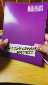 10 PCS Composition Notebook King 1 Random Colors 148x200mm