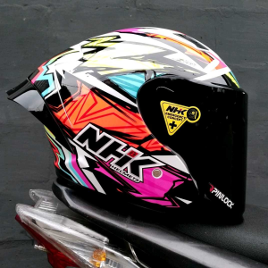 HELM NHK R1 ELITE PAKET GANTENG VENOM VISOR PNP WITH SPOILER SLOT INTERCOM ORIGINAL