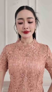 All Ladies เดรสลูกไม้ Hiend ใยบวบดอกลอย