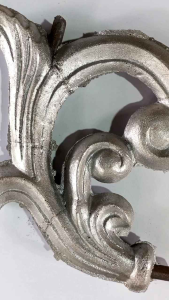 (20 cs) Ornamen Pagar Terali Railling Tangga Balkon Klasik Cor Alumunium 400