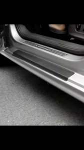 Sill Plate Mobil Samping Isi 4pcs Motif Carbon Sill Plate Anti Lecet Injakan Kaki Universal MS