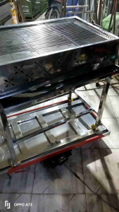 Bếp nướng than INOX ngoài trời lắp ráp tiện lợi