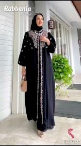 GAMIS CERUTY IMPORT MIX BORDIR PREMIUM / RABBANIA DRESS BY SHOFIYA / MAXY LEBARAN / GAMIS KONDANGAN BEST SELLER MODEL TERBARU