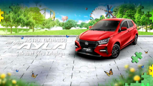 BANTAL MOBIL DAIHATSU AYLA WARNA HITAM