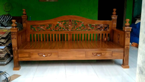Bangku Bale Bale Rahwana Kayu Jati  Jepara