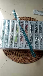 Sultan Souvenir. Tasbih Batu Kemas Mika isi 50 pcs cocok buat hadiah