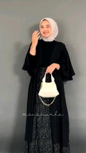 Outer Nara Ceruty Premium: Cardigan Wanita Lengan Kriwil