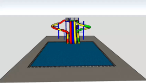PAPAN SELUNCURAN PANJANG 15 M ( 150 CM ) MAINAN EDUKASI ANAK