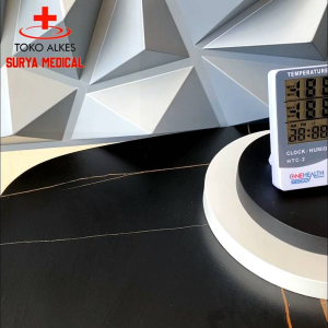 HTC-2 Hygrometer Termometer OneHealth Alat Ukur Suhu Temperatur Ruangan Jam Digital