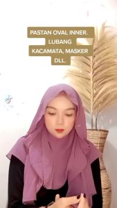Pastan Oval Inner Lubang Kaca Mata & Masker