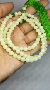 Tasbih posfor menyala 6mm 99 butir natural