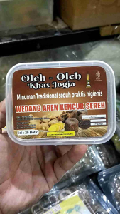 Wedang kencur - ekstra gula aren - wedang sereh - minuman kesehatan praktis - isi 20 butir - oleh-oleh Jogja