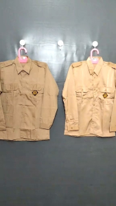 Baju Pramuka Panjang Cowo SDSMPSMA: Bahan Oxford & Twis