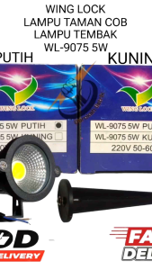 LAMPU LED TAMAN COB/LAMPU LED TAMAN HALAMAN TERAS OUTDOOR SOROT 5WAT TANCAP SPOT SPOTLIGHT GARDEN 5W