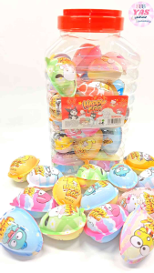30pcs HAPPY EGG SURPRISE JAR/loot bag fillers /paninda /giveaways/party favors.