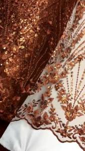 (COD) Bahan kain tille squeen/tille Turin lunna full payet/kebaya wanita