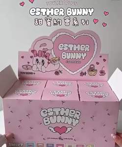 Esther Bunny Keychain Blind Box | Adorable Bunny Moru Doll Dress Up Trendy Cute Trinket Charm ToyZero+