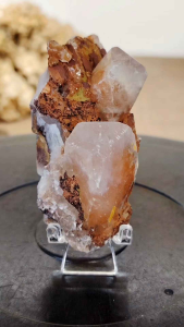 Natural Precious Red Hematite Calcite Crystal Druzy Ornament X7 #Calcite #NaturalCrystal #homedecor #Lifestyle