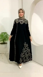 Motif Gamis Malaman Terbaru: Ukuran Universal & Desain Elegan