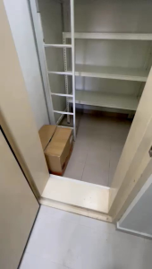 Loft bed customize with L shape shelves