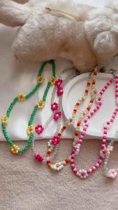 พร้อมส่ง 🌸🌼 สร้อยคอดอกไม้ สร้อยคอใส่ไปทะเล