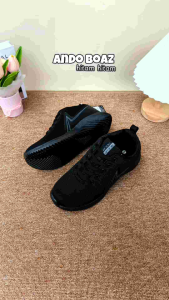 Sepatu Ando Boaz Hitam Hitam All Black